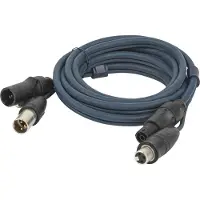 DAP FP-15 câbe hybride PowerCON True1 - XLR 3 broches 6 mètres, extérieur