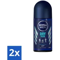 Nivea Men Déodorant à bille Dry Fresh 48 heures efficacité longue durée 50 ml - pack avantage - 2 pièces