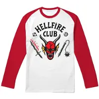 Stranger Things T-shirt manches longues de - Hellfire Club - S - XXL - pour Homme - multicolore - Taille M