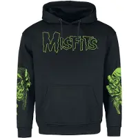 Misfits Sweat-shirt à capuche de - DDD My Darling - S - 5XL - pour Homme - noir - Taille XXL