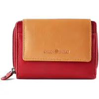 Green Burry Porte-monnaies 'Nappa' orange / rouge