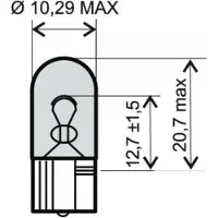 Osram Ampoule Pour Scooter Piaggio 300 Beverly 2009 À 2010 Arg Neuf