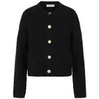 Banned Retro Gilets & Ponchos Rockabilly de - Victoria - Gilet Laine Mélangée - S - 4XL - pour Femme - noir - Taille S