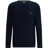 BOSS T-Shirt 'Mix&Match' bleu foncé / blanc cassé