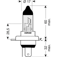Osram Ampoule Pour Moto Honda 650 Cbx Ed 1982 À 1984 Av Neuf