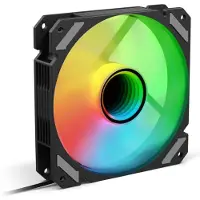 Sharkoon Mirror Pwm 120 Mm Rgb Fan Argenté