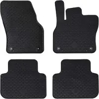 vidaXL Tapis de voiture 4 pièces Noir Convient pour Audi Q3 2019-2025 Caoutchouc