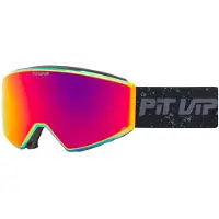 Pit Viper The Exec Bn5000 Ski Goggles Noir Red Revo/CAT3+Yellow Snow/CAT1