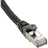 Force Power Lite Câble Ethernet RJ45 Tressé S/FTP M/M 1.5m Noir