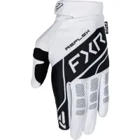 FXR Reflex Dual MX, gants ,Blanc/Noir ,L