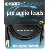 Klotz Cable 3 M - XLR Male / Jack Stereo