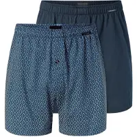 Schiesser Boxers 'Basic' bleu foncé