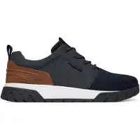 Bugatti Baskets basses bleu foncé / caramel