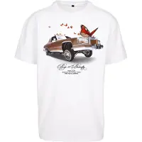 Mister tee T-Shirt marron / rouge / noir / blanc