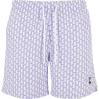 Urban Classics Shorts de bain lavande / noir / blanc