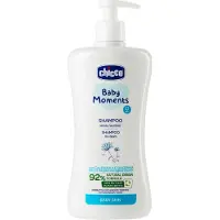 Chicco Baby Moments Shampooing pour cheveux, 500 ml, 0 mois et +