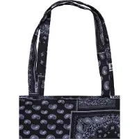 Urban Classics Sac fourre-tout à imprimé patchwork, noir/blanc - UNI