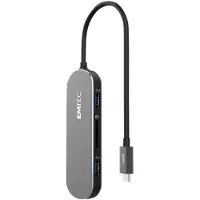Emtec ECHUBT650C Hub 6-in-1 Type-C Gen 1 T650C 4K HDMI HUB