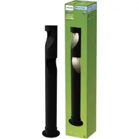 Philips Colonne lumineuse Desi IP44 1,5 W 2700 K noir à LED pour l'extérieur