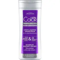 Joanna Ultra Color Silver Conditioner Forond Lightened & Grey Hair Conditioner Foronde.eached And (200 ml)