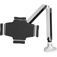 StarTech.com Support de bureau pour tablette - Bras articule - Support tablette pour iPad ou Android 9" a 11" - Acier - Blanc - bras réglable