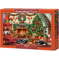 Castorland Puzzle de 500 pièces. Une cheminée chaleureuse