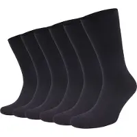 Suitable Chaussettes Mérinos Lot de 6 Bleu Marine Bleu foncé taille 43-46