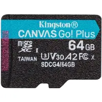 Kingston Microsdxc 64gb Cgp G4 200r A2 U3 Memory Card Multicolore