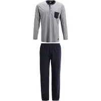 Ceceba Pyjama long marine / bleu marine / blanc cassé
