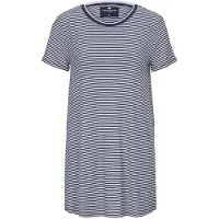 Tom Tailor Chemise de nuit bleu nuit / blanc