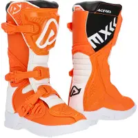 Acerbis X-Team, bottes enfants ,Orange Néon/Blanc ,39 EU