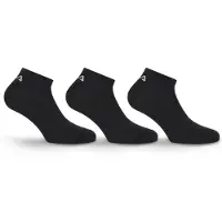 FILA Chaussettes unisexe Chaussettes Paquet de 3 femme - Noir - 43 / 46