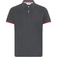 !Solid T-Shirt 'Benjamin' bleu marine / rouge