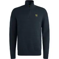 PME Legend Pull-over 'Pullover with half zipper' bleu foncé