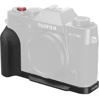 SmallRig Plaque de montage en L 5663 avec poignée en silicone pour FUJIFILM X-T30 / X-T30 II / X-T30 III, noire