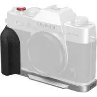 SmallRig Plaque de montage en L 5664 avec poignée en silicone pour FUJIFILM X-T30 / X-T30 II / X-T30 III, argent