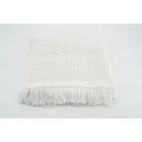 Toison D'or Rideau Blanc Marseillais Tissé 140 X 225cm
