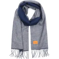 Suitable Écharpe Softfeel Pepita Gris Bleu