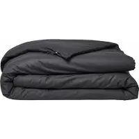Lefebvre textile Ensemble de Housse de Couette TODAY Noir 220 x 240 cm