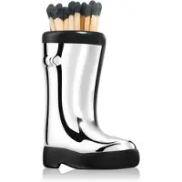 PADDYWAX Cowboy Boot Match Holder allumettes Chrome Metallic 25 pcs