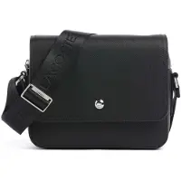 Lacoste Sac à bandoulière 'Petit sac messenger Homme Langon Petit Piqué Noir' noir
