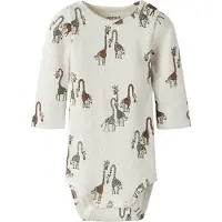Name it Barboteuse / body 'NBMFridolin' marron / vert clair / blanc