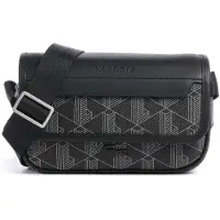 Lacoste Sacs à main 'Sacoche messenger à Rabat The Blend Noir Gris' noir