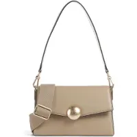 Lacoste sac à épaule bandoulière sac à épaule Flap Shoulder Bag Viennois marron clair