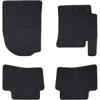 vidaXL Tapis De Voiture 4 Pcs Noir Compatible Avec Kia Rio, Stonic Tpe