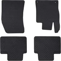 vidaXL Tapis De Voiture 4 Pcs Noir Tpe