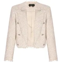 Faina Blazer 'Festive' beige / chamois / gris clair