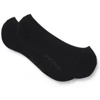 BOSS Lot de deux paires de chaussettes invisibles en coton mélangé piqué