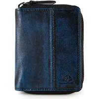 Greenburry Porte-monnaies 'Destressed' bleu