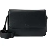 Calvin Klein Messenger 'Metal Logo Messenger' noir